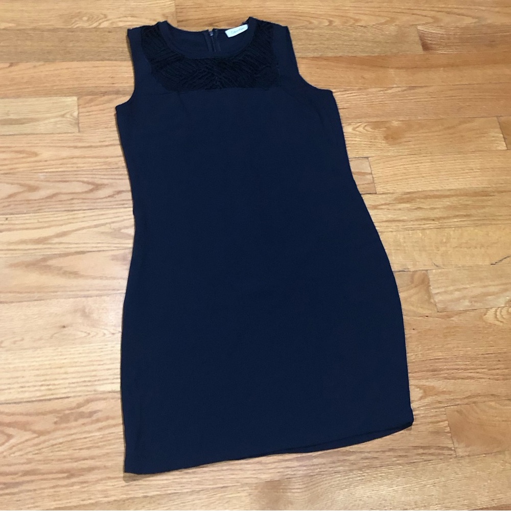 Calvin Klein Navy Sleeveless Mini Dress (Free Mystery Clothes)